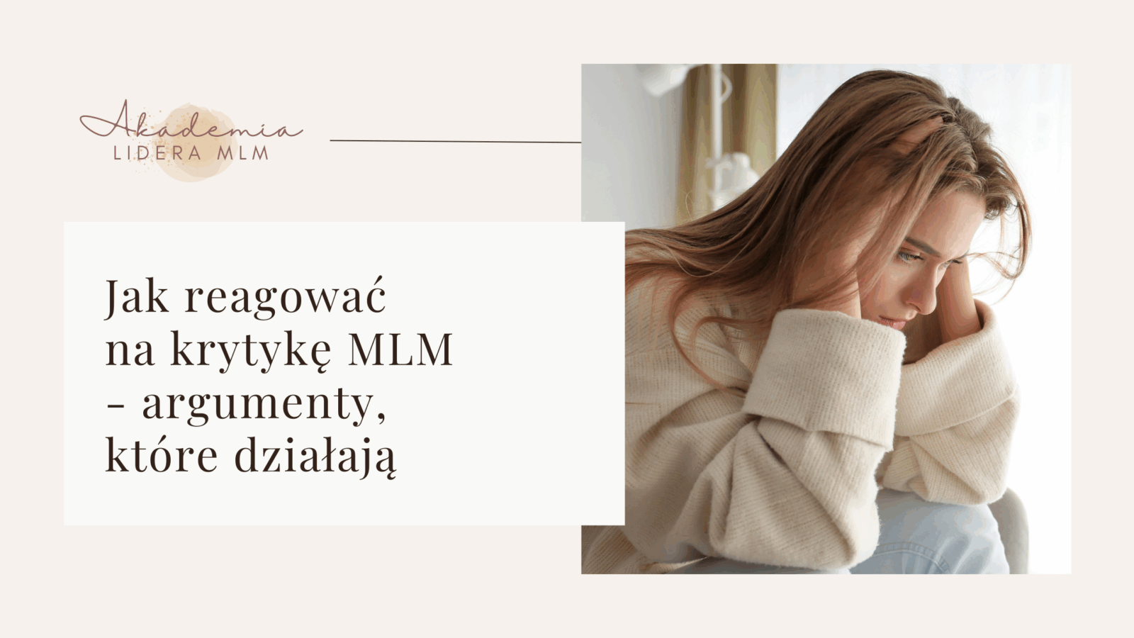 Jak reagować na krytykę MLM – argumenty, które działają